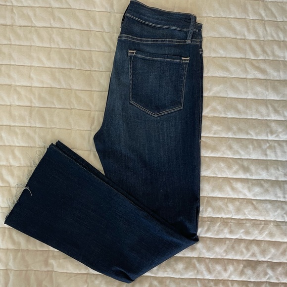 Frame crop mini boot cut jeans, dark wash. Great brand! - Picture 3 of 5